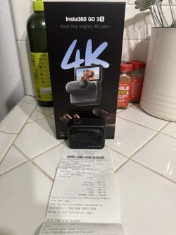 Insta360 Go 3S Black 128GB Like New Camera + Accessories