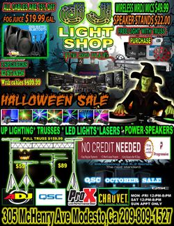 Halloween party light sale
