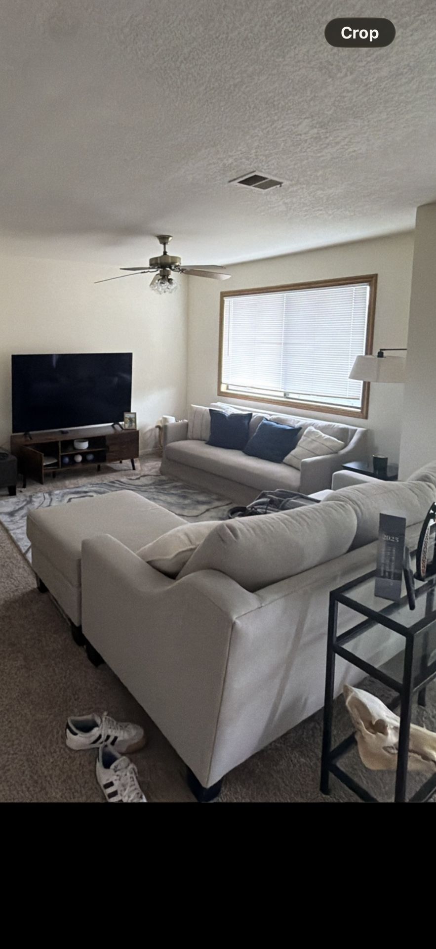 Furniture and Marble Rug For Sale
