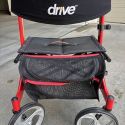 Rollator With Seat And Basket By Drive