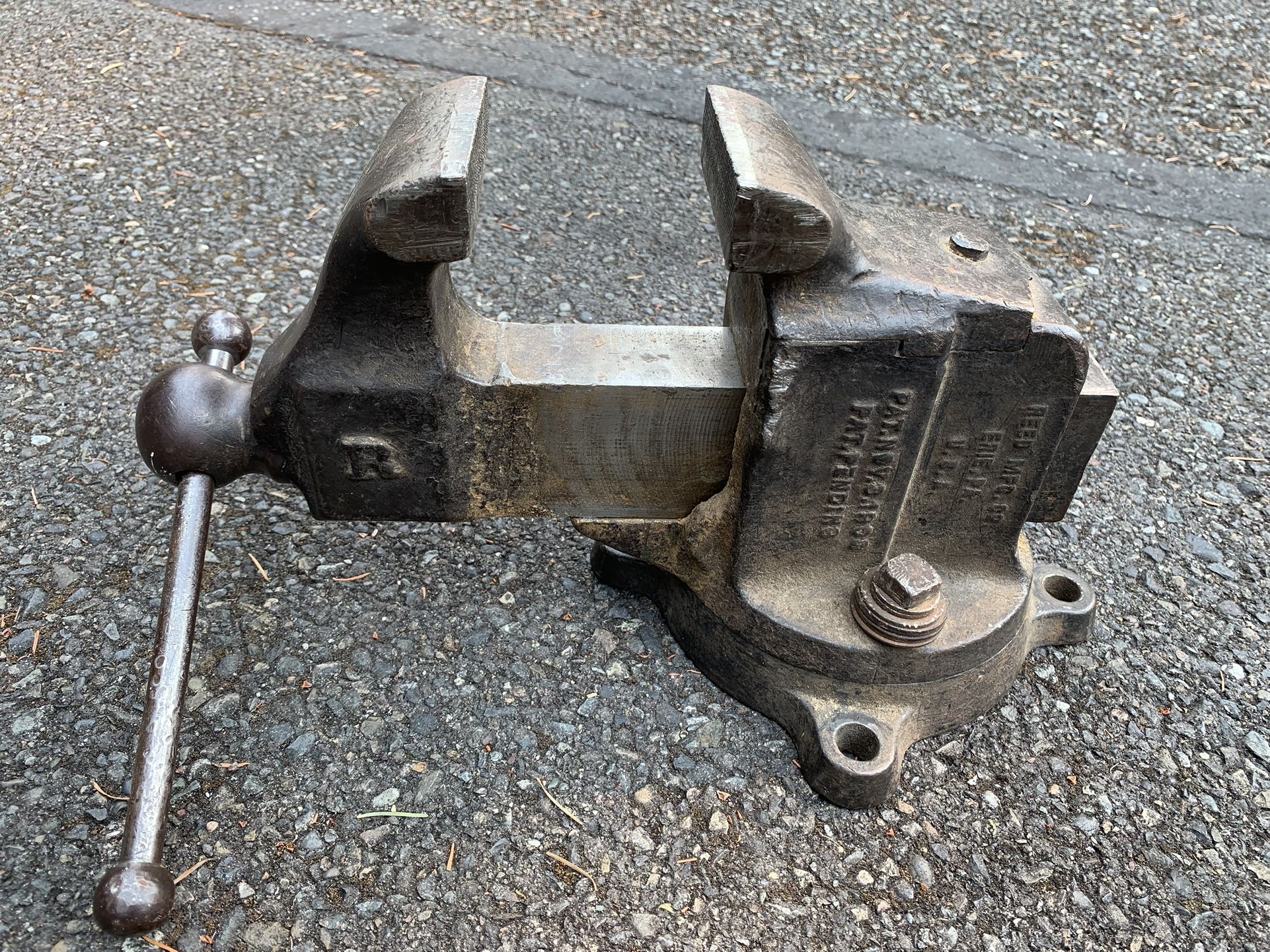 Price Drop - Antique Machinist Vise by Reed, No. 403 1/2, Very Collectible