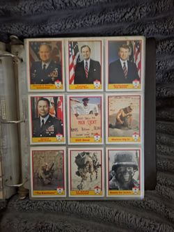 Desert storm 1990 Trading Cards Binder