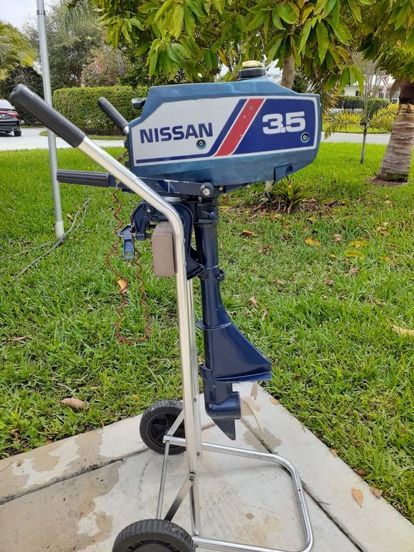 Nissan 3 5 hp outboard for sale in hillsboro beach fl offerup
