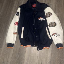 Vintage Denver Broncos Two Times Super Bowl Champions Jacket