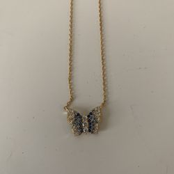 Gold Butterfly Necklace!