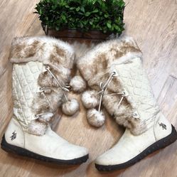 US Polo Faux Fur Lorna Arctic Boots