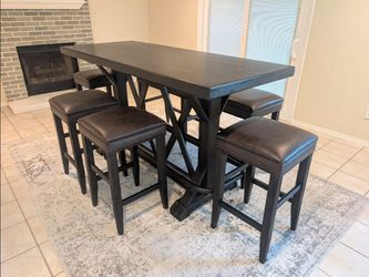 Bar height dining room set
