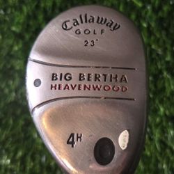 Callaway Big Bertha Heavenwood 4-hybrid golf club. 