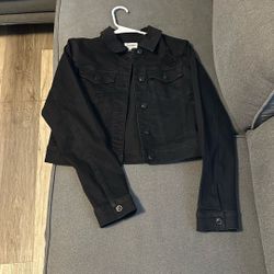 black jean jacket 