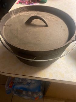 8qt CAST IRON DUTCH OVEN 50 bucks