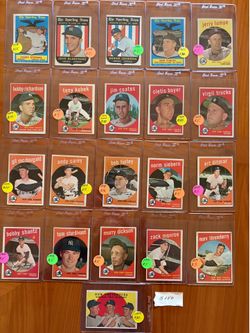 🥎 (99) 1959 TOPPS BASEBALL CARDS 🥎
