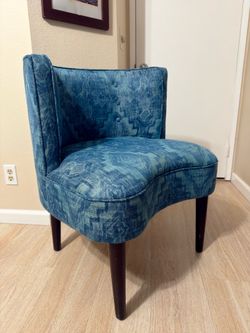 Teal Upholstered Accent Chair