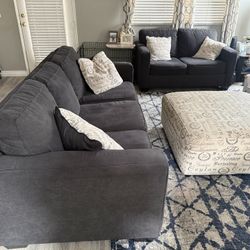 Living Room Sofa Love Seat Set