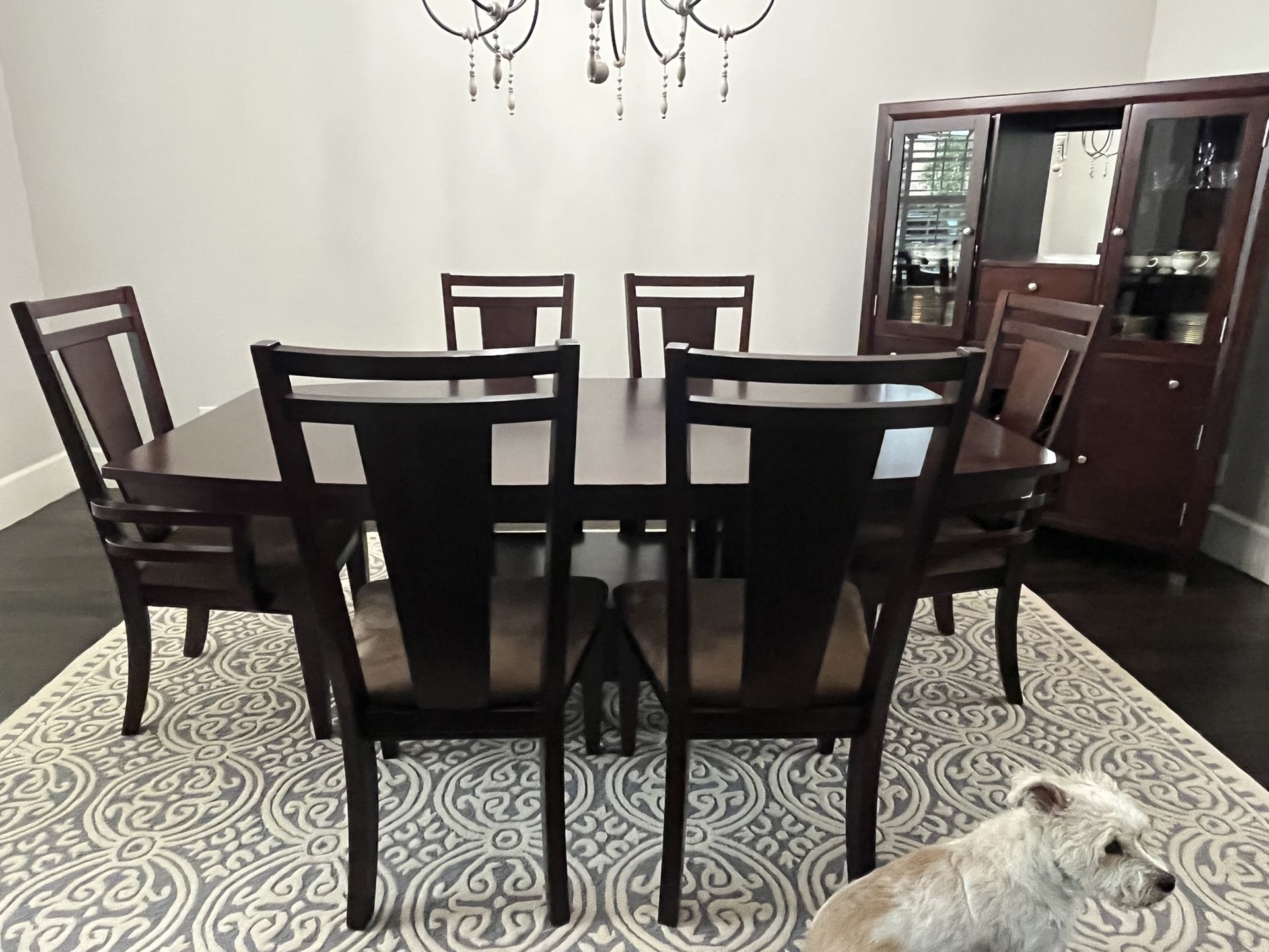Dining Room Table, 6 Chairs