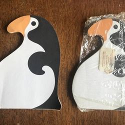 NEW Penguin Note Pads: Sealed 50 Sheet Pack + 35 Sheet Open Pack