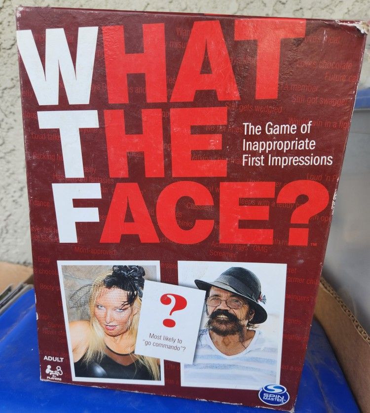 Spin Master What The Face? Game of Inappropriate First Impressions **Adult**