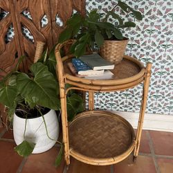Rattan Bar Cart