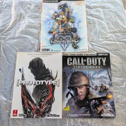 Strategy Guides Kingdom Hearts 2 Call Of Duty Prototype