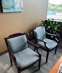 Dark Wood Office Chairs