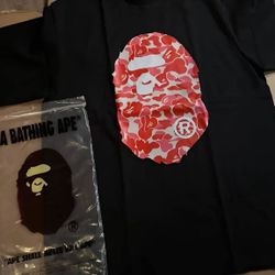 Redishpink Bape Tee