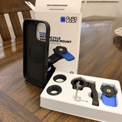 Quad Lock iPhone 16 Pro Max Case + Motorcycle Handlebar Mount – Genuine