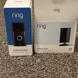 Ring Camera System Outdoor / Indoor Cameras  No Issues!