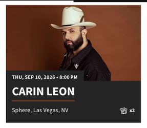 Carin Leon concert tickets