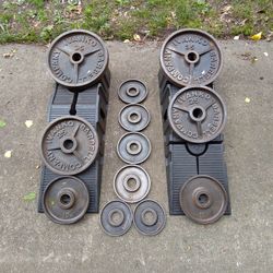 165lb Ivanko Olympic Weight Plate Set 