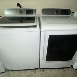 Large capacity, Samsung washer, and electric Dryer