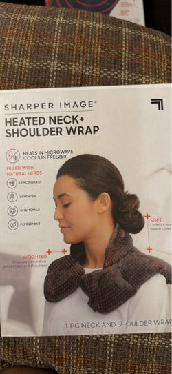 Sharper Image Heated Neck & Shoulder Wrap