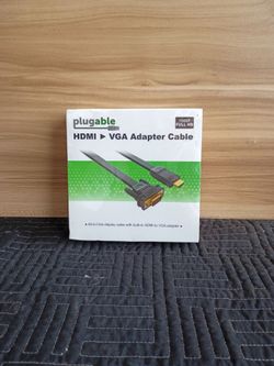 Plugable HDMI to VGA Adapter Cable 1080P Full HD