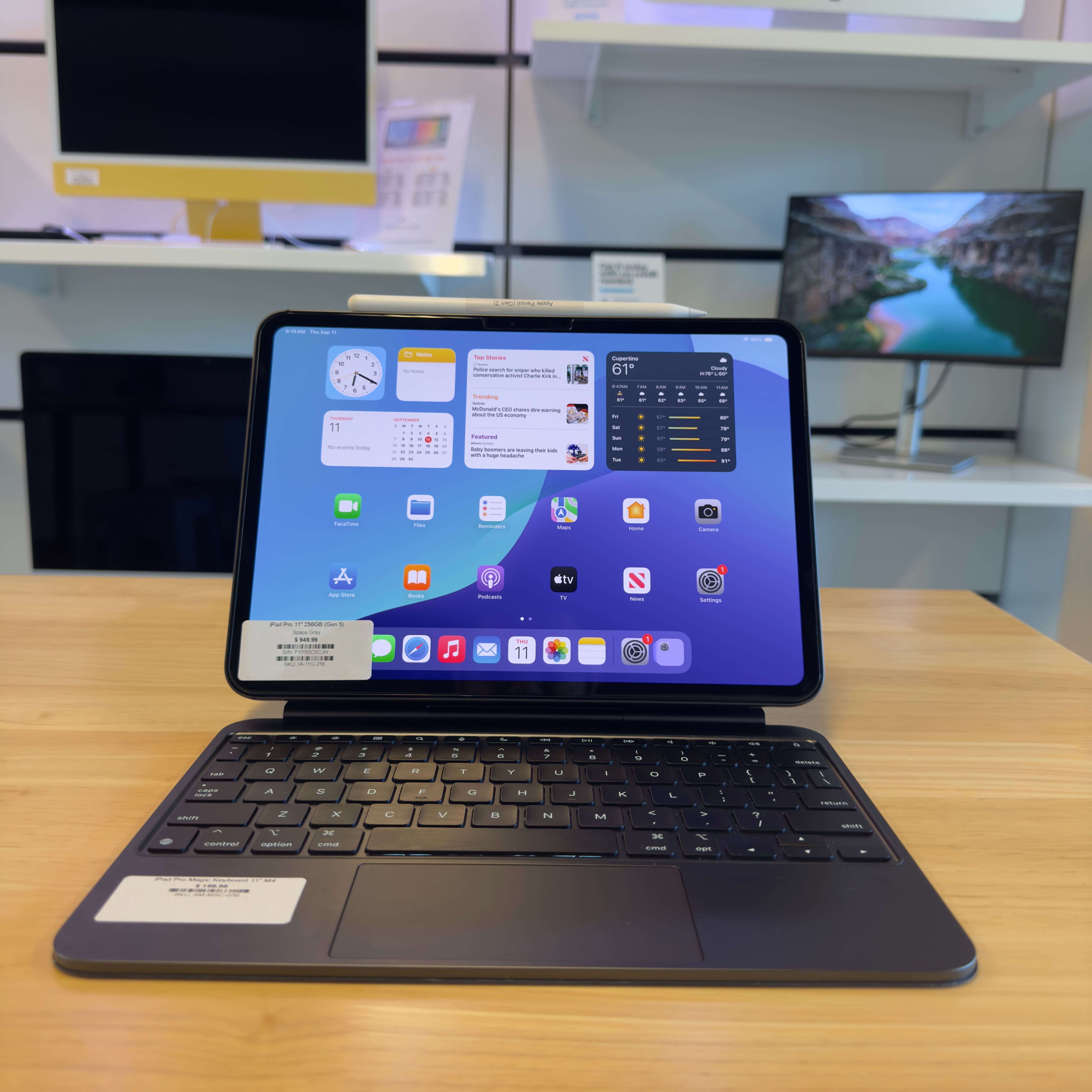 iPad Pro 11" (Gen 5) – 256GB, Space Gray (M4, Wi-Fi)