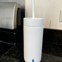Blue Bottle Travel Tumbler With Straw 