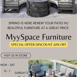 Custom Furniture/ Patio Chairs/Patio Tables/ Pool Side Chairs/ Outdoor Fireplace - No Credit Needed - Same Day Delivery - Payment Plans - 0 Interest -