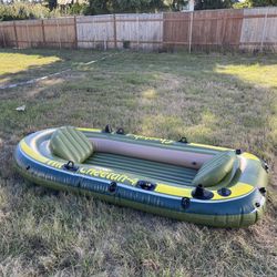 4 person inflatable boat - no paddles - cheetah 4