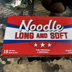 Golf Balls New 15 Pack of Taylormade Noodle Long and Soft Golf Balls
