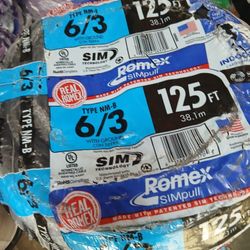 New Romex Wire 6/3