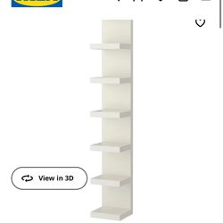 White Wall Shelf - Rack - Shelves 