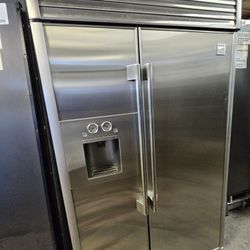 48" KENMORE PRO BUILT IN STAINLESS STEEL REFRIGERATOR 