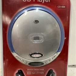 Durabrand CD-566 Portable CD Player NEW IN BOX Sealed W/ Headphones #D8