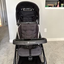 Lightly used babytrend double stroller