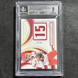 2024 IMMACULATE NUMBERS #1 PATRICK MAHOMES II PATCH CHIEFS /88 SP BGS 9 MINT