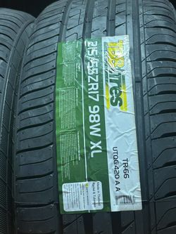 New 215/55R17 TBB $$90 Per Tire 