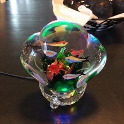 Murano Glass fish paperweight