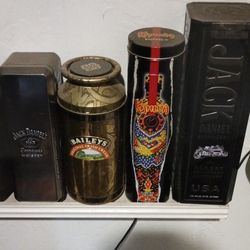 Old Liquor Tins