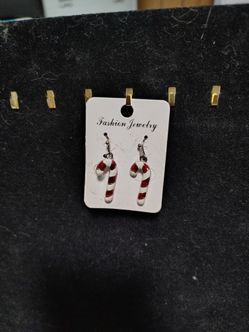 Candy Cane Earrings