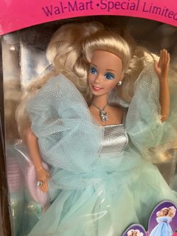 Dream Fantasy Barbie Doll, a Wal-Mart Special Limited Edition from 1990.  This fashion doll was released by Mattel in 1990 with the model number #7335