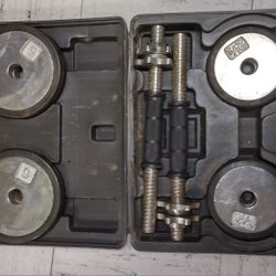 Barbells adjustable from 5 to 15lb Pair