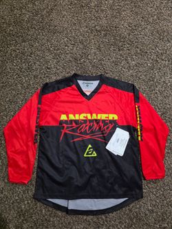 Answer shirt motocross motorcycle jersey gear youth large lrg L