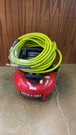 Porter cable 6 gal air compressor w hose